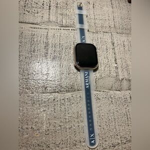 Armani Exchange Smartwatch Clear Silicone Band NWOT 38-40mm